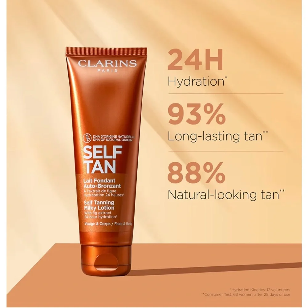 Clarins Self Tanning Milky Lotion in Bronze - Picture 2 of 2